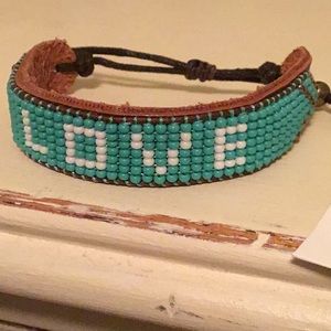 HAND BEADED LOVE BRACELET